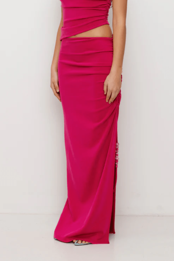 The Wolf Gang | Flor Skirt Magenta | Girls with Gems