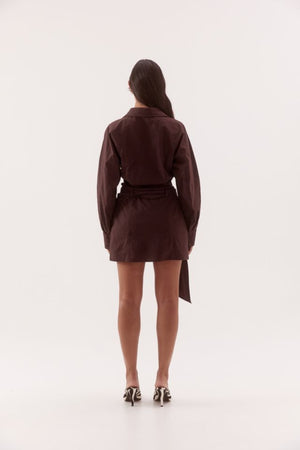 Marlowe Shirt Dress Espresso