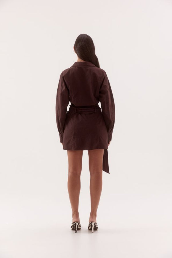 Marlowe Shirt Dress Espresso