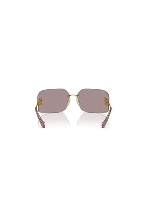 Miu Miu | MU 54YS Gold W/ Light Purple | Girls With Gems