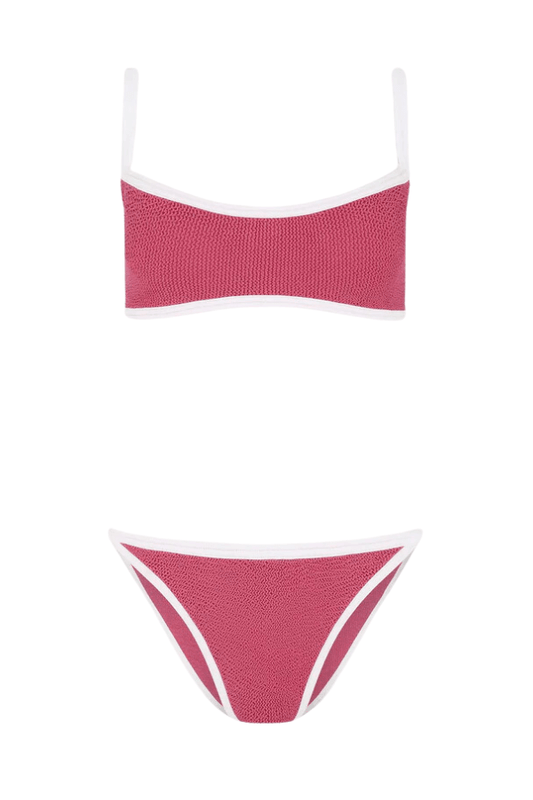 Hunza G | Tyler Bikini Candy Pink | Girls with Gems