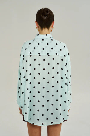 Dotty Long Sleeve Shirt Pinot Drops