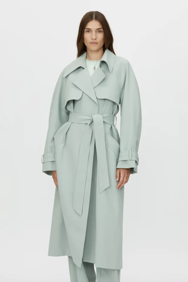 Theory Perfect Raglan Trench Theory Classic Crepe Simple Trench