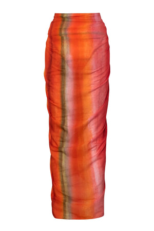 Malaki Maxi Pareo Mil Colores by Baobab, sheer mesh wrap skirt, perfect for beach or resort styling