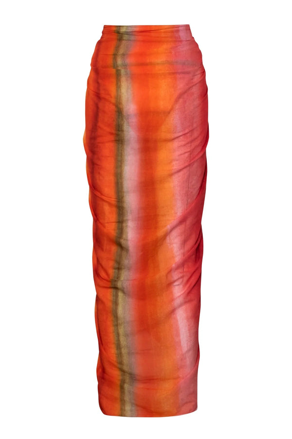 Malaki Maxi Pareo Mil Colores by Baobab, sheer mesh wrap skirt, perfect for beach or resort styling