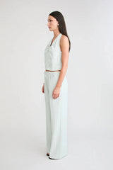 Santo Wide Leg Pant by Pfeiffer, soft tailored wide leg pants with elastic waist, perfect for work or elevated everyday styling