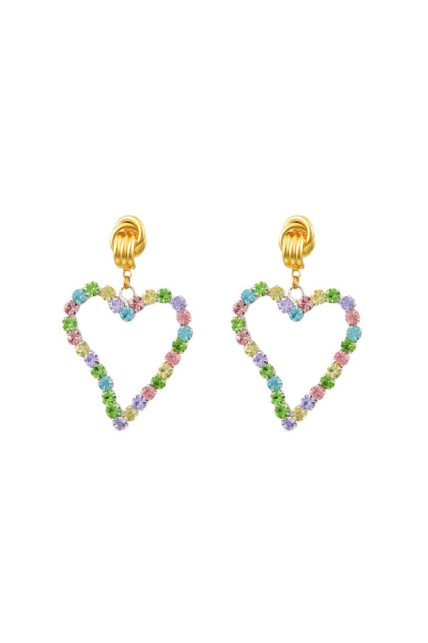 Mayol | All Of My Heart Earrings Mini Multi | Girls with Gems 