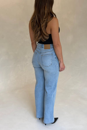 Celine Jeans Light Blue Jean by Sneaky Link, stretch denim jeans with sculpt fit, perfect for everyday flattering styling
