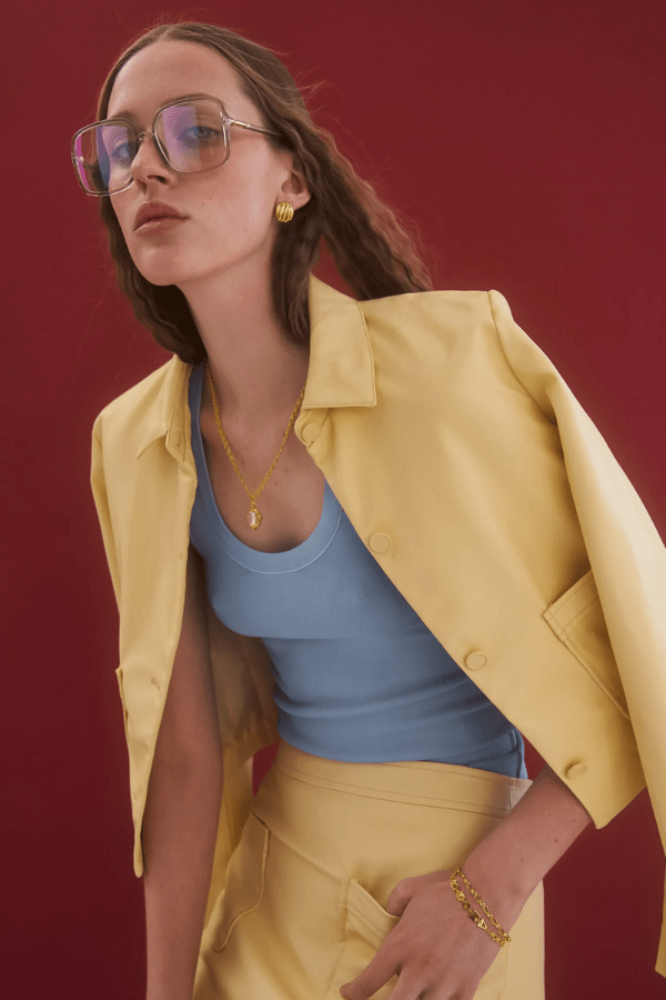 Avant Studio | Paulina Wave Earrings Gold | Girls with Gems