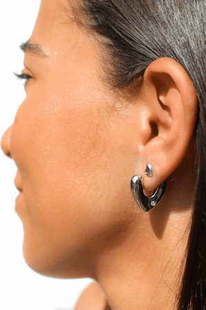 Avant Studio | Heidi Stud Earrings Silver | Girls With Gems