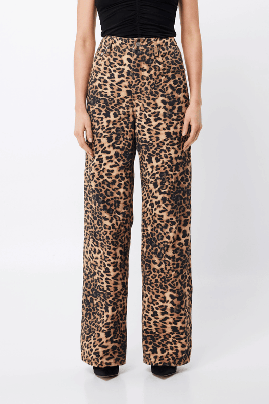 Mossman | Prowl Jean Leopard Print | Girls with Gems