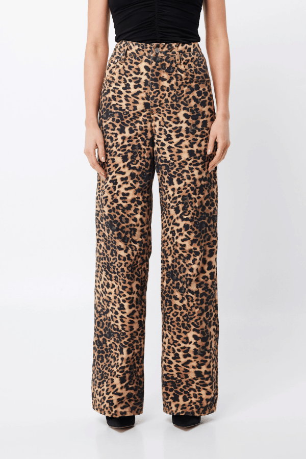 Mossman | Prowl Jean Leopard Print | Girls with Gems