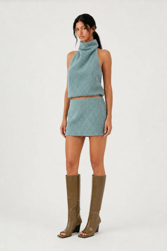 Miya Top Smokey Teal