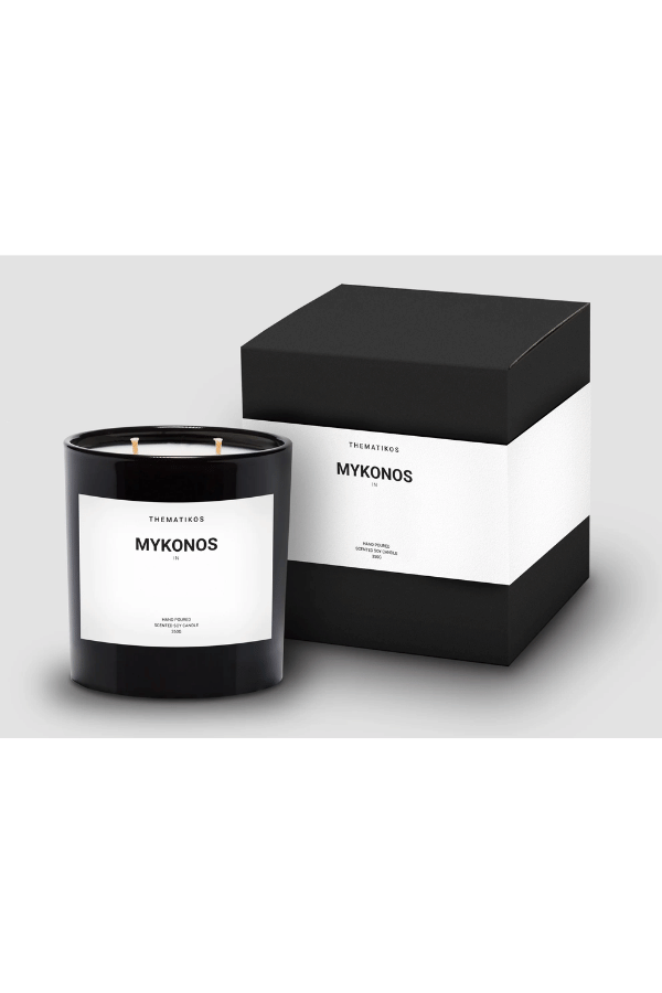 Thematikos | Mykonos Scented Candle | Girls | With Gems