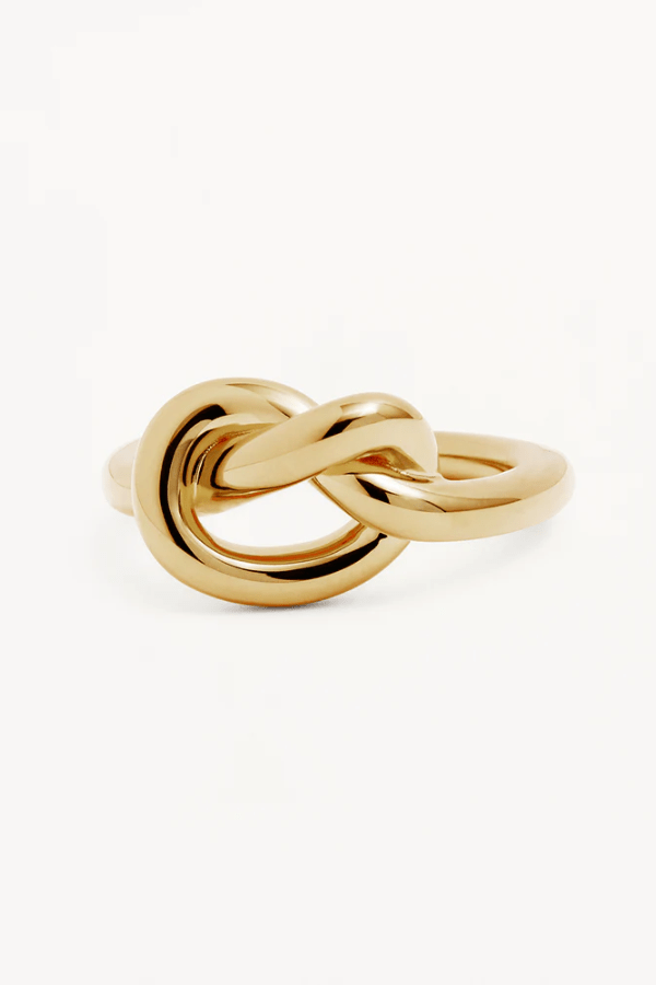 By Charlotte | 18k Gold Vermeil Always With You Ring | Girls with Gems
