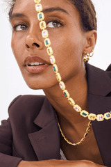 Avant Studio | Priscilla Pave Hoops Gold | Girls with Gems