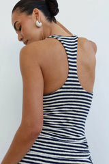 Billy Mini Dress Navy Stripe