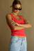 Araminta James | Classic Tank Coral | Girls With Gems