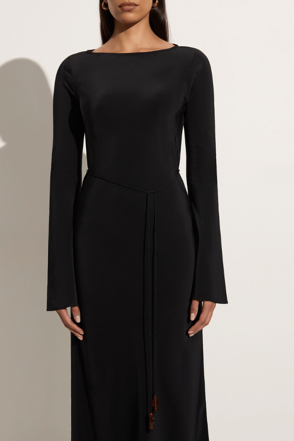 Faithfull the Brand |Bellini Maxi Dress Black | Girls With Gems