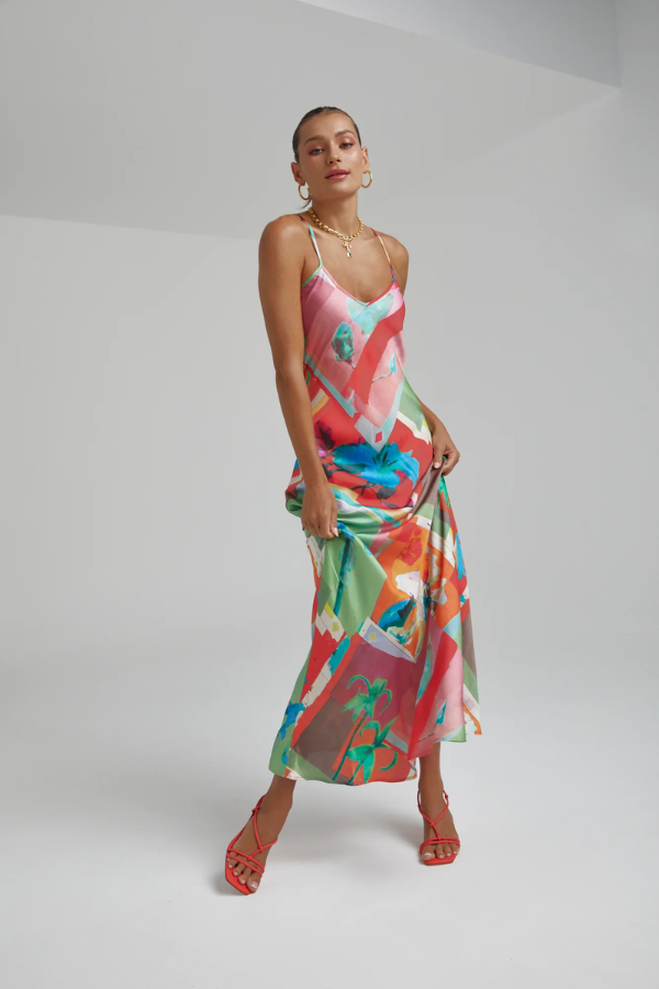 Summi Summi Siren Dress Royal Montage Girls with Gems Girls With Gems