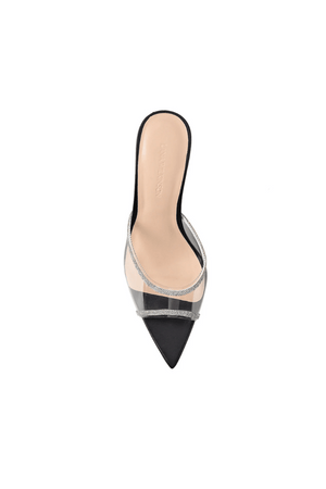 Zara Vinyl Sandals with Methacrylate Heels in Black, Women's Fashion,  Footwear, Heels on Carousell