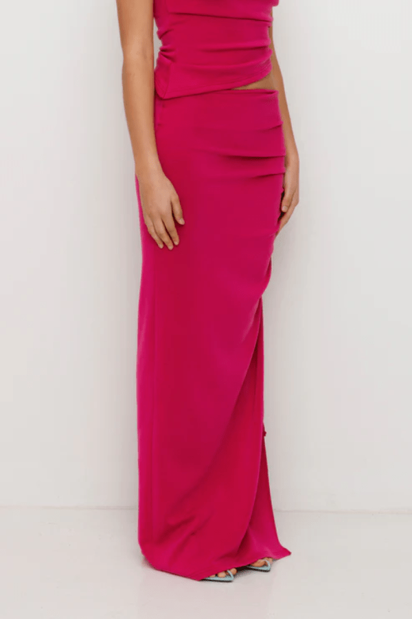 The Wolf Gang | Flor Skirt Magenta | Girls with Gems