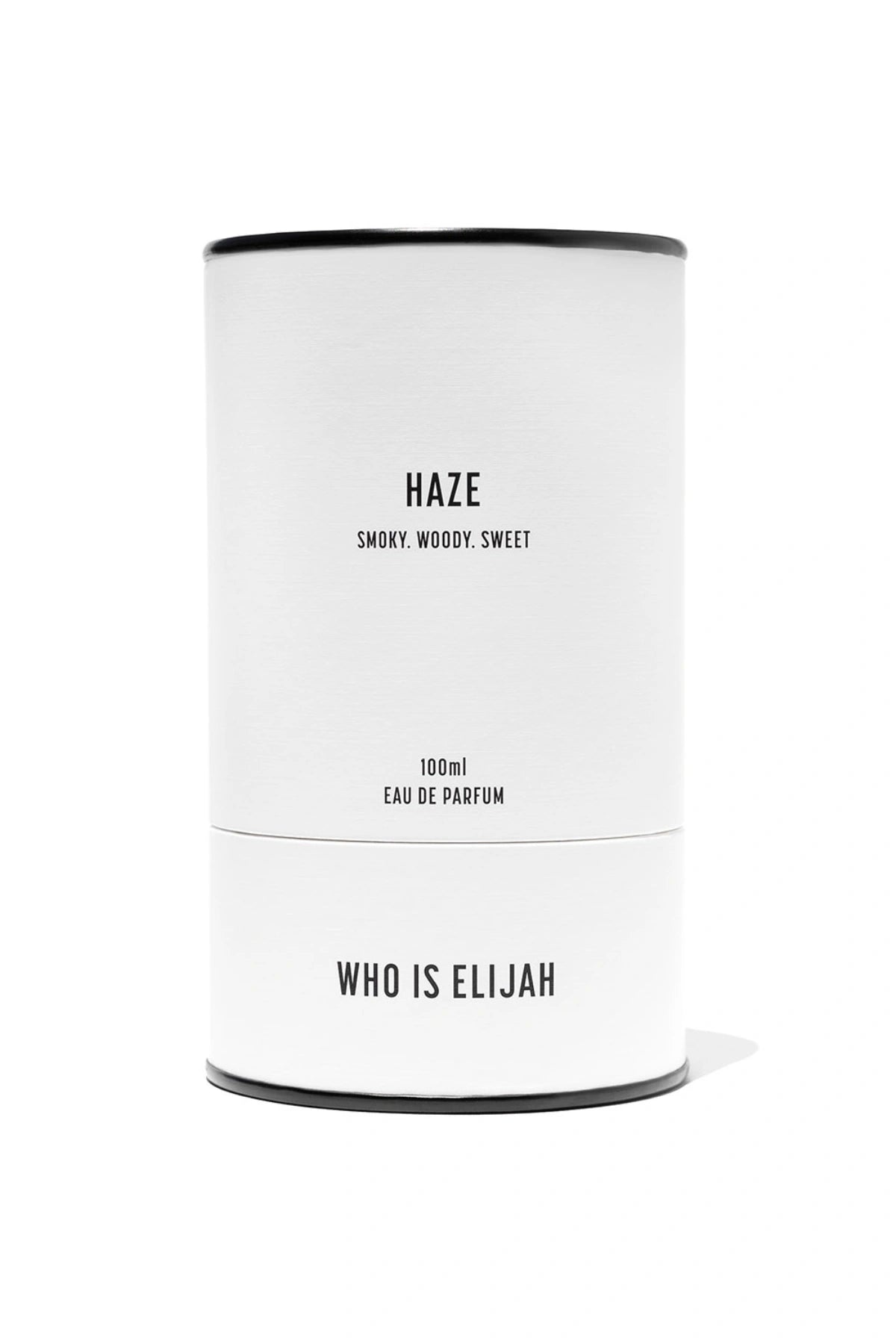 Haze by Who Is Elijah, a unisex scent with pink pepper, orange blossom, clove, chestnut, cedarwood, vanilla, and warm woods.