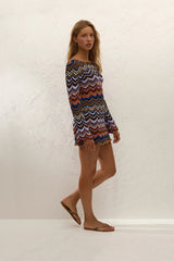 Sierra Mini Dress Cadaqués Stripe