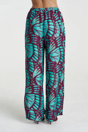 Forever Pant Jade Butterfly by Summi Summi – relaxed statement pants featuring the signature butterfly print.