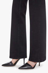 The Kick It Nighty Night by Mother, high rise straight leg black jeans, perfect for everyday or elevated styling