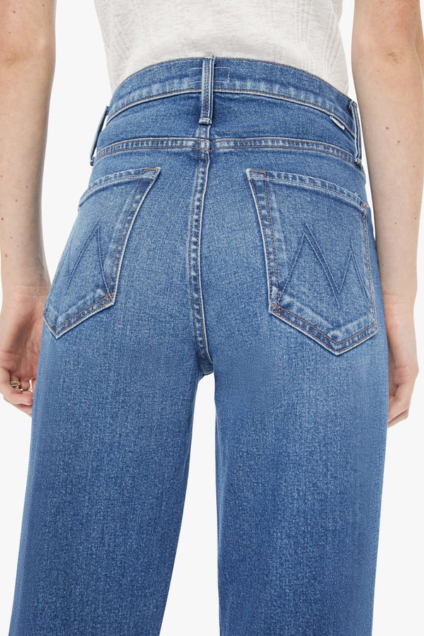 High Waisted Bookie Sneak Knick Knack Paddy Whack by Mother, bootcut jeans with high rise fit, perfect for everyday styling