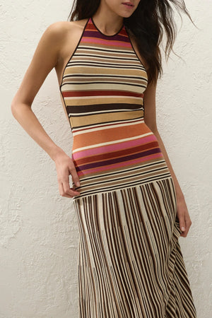 Maretta Maxi Dress Murano Stripe
