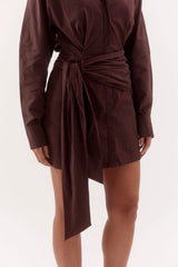 Marlowe Shirt Dress Espresso