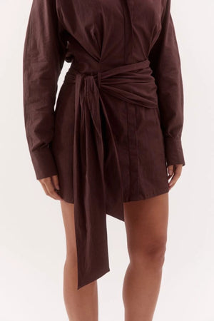 Marlowe Shirt Dress Espresso