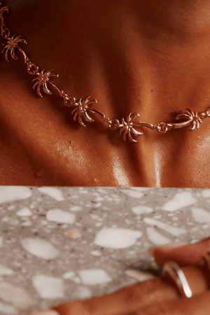 Emma Pills | Palm Spring Choker Gold | Girls with Gems