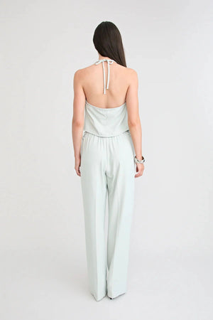 Santo Wide Leg Pant by Pfeiffer, soft tailored wide leg pants with elastic waist, perfect for work or elevated everyday styling