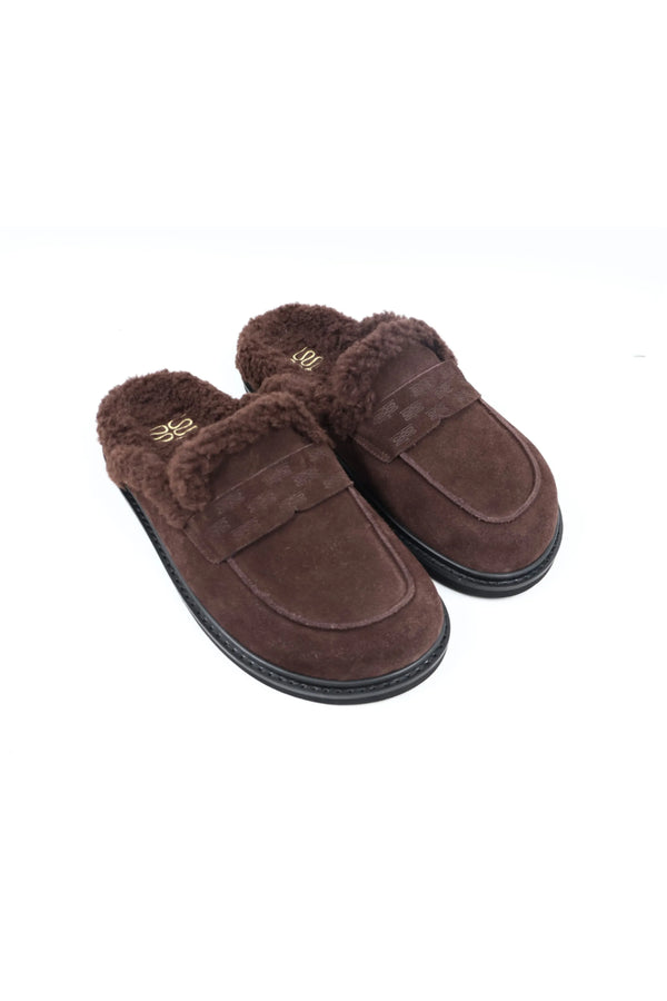 Teddy Suede Loafer Chocolate