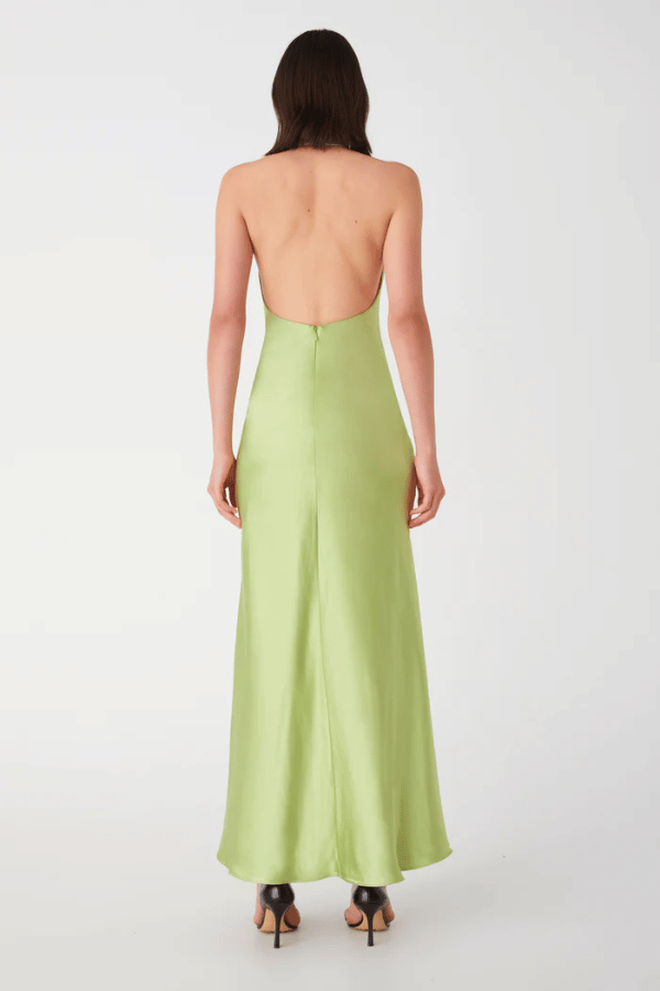 Misha | Evianna Gown Bold Lime Green | Girls with Gems