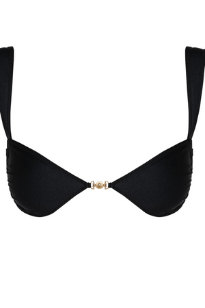 Sommer Swim | Soriya Top Nero | Girls With Gems