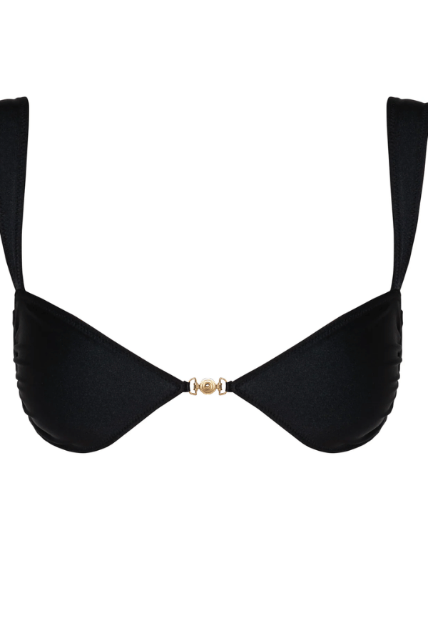 Sommer Swim | Soriya Top Nero | Girls With Gems