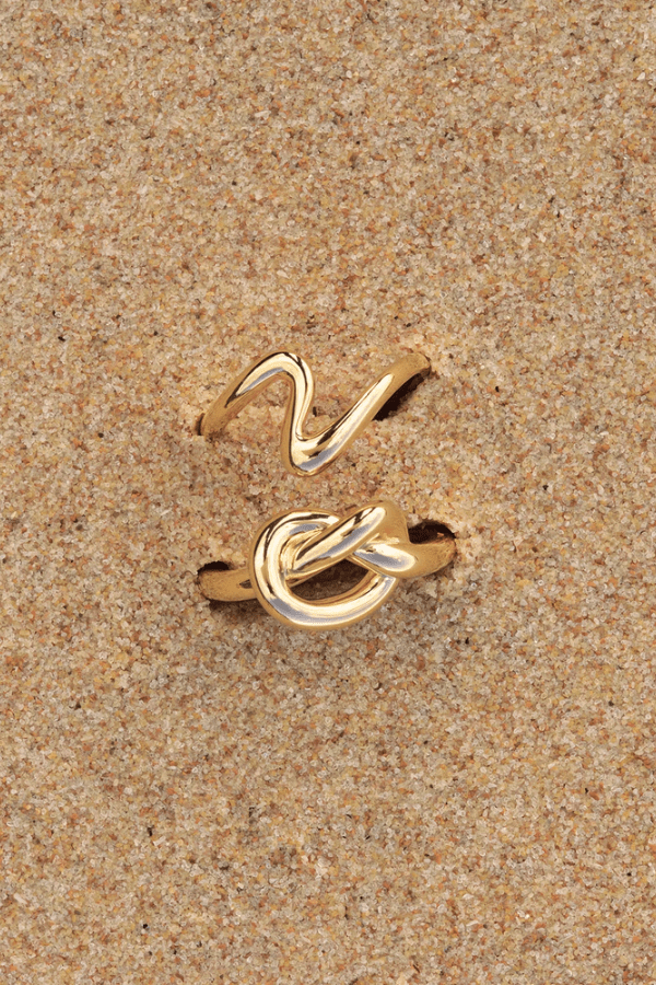 By Charlotte | 18k Gold Vermeil Always With You Ring | Girls with Gems