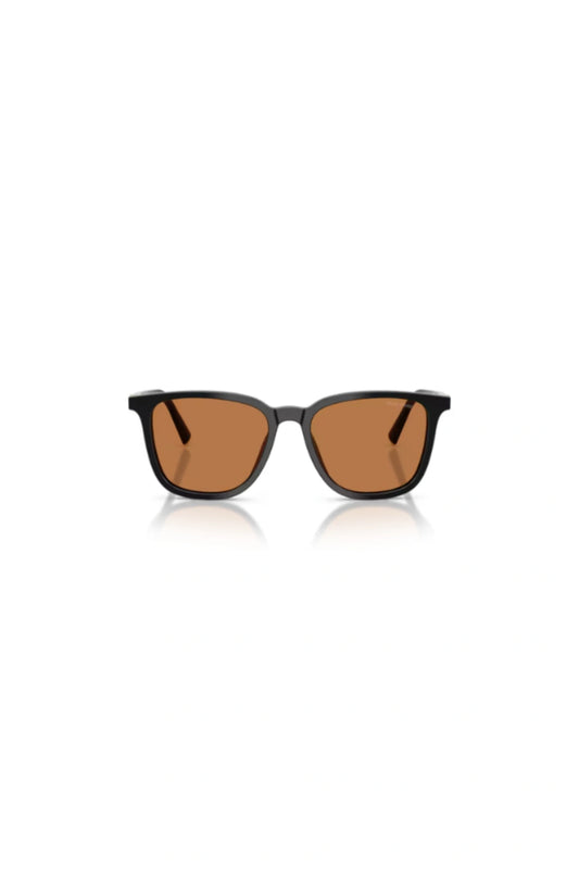 MU B03S Sunglasses by Miu Miu, a square black acetate frame with rounded edges and signature logo. Refined for everyday wear.