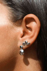 Avant Studio | Heidi Stud Earrings Silver | Girls With Gems