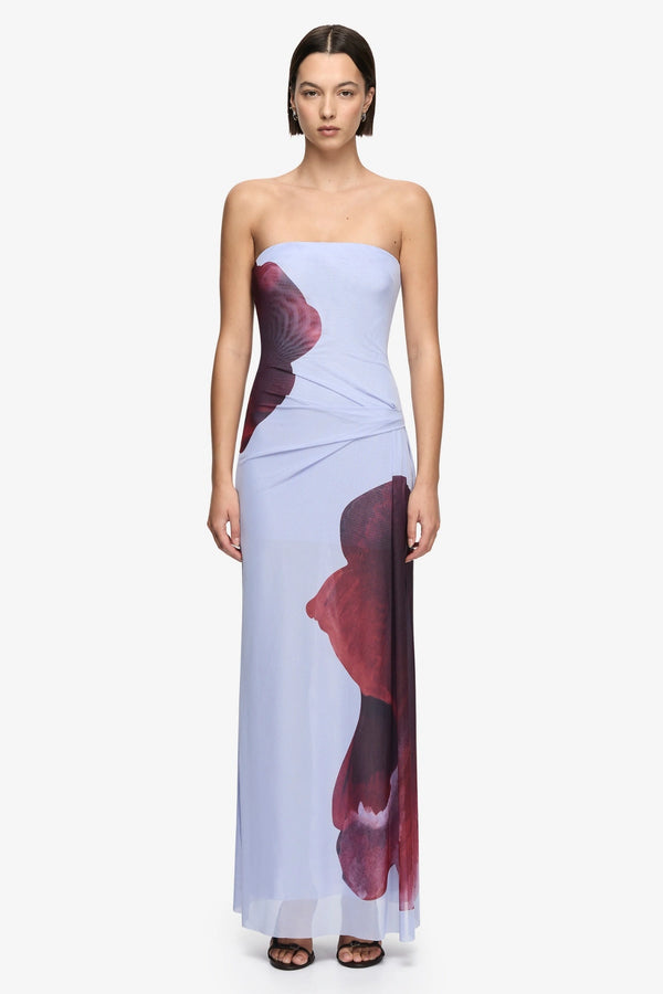 Georgiana Strapless Maxi Dress Bloom Floral