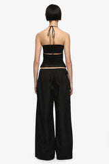 Delila Spiral Top Black