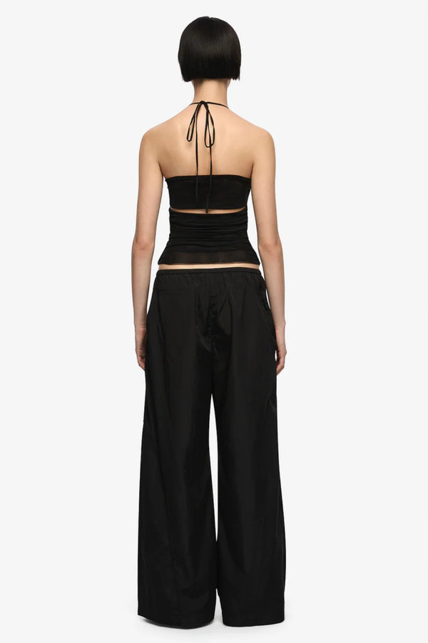 Delila Spiral Top Black