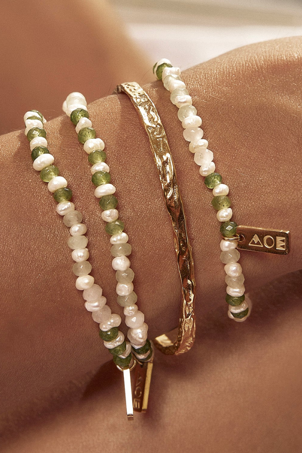 Arms of Eve | Helios Gold Cuff Bracelet | Girls with Gems