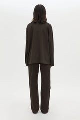 Bessette Long Sleeve Top Espresso