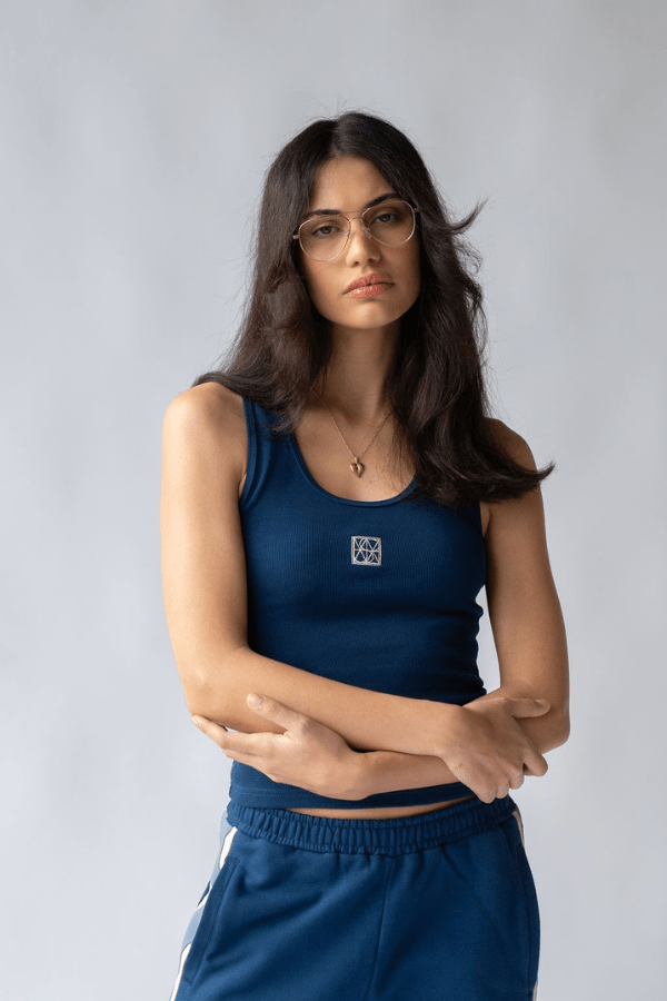 Araminta James | Mio Tank Estate Blue | Girls with Gems