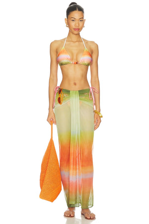 Nia Maxi Skirt Valle Sagrado by Baobab, sheer mesh maxi skirt, perfect for resort wear or layered evening styling